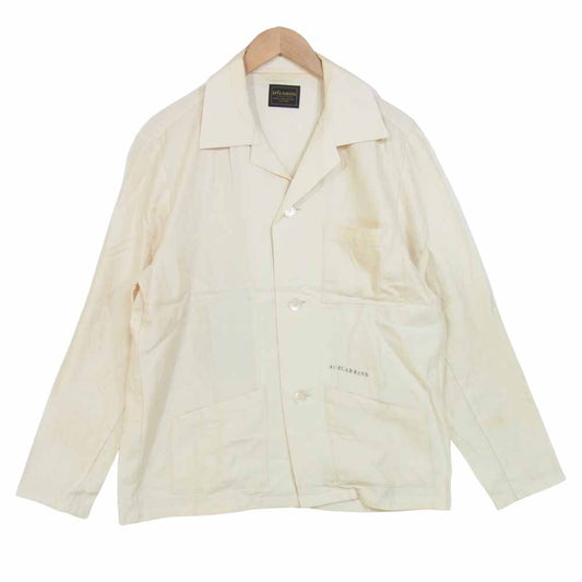 BY GLADHAND バイグラッドハンド 17SS BYGH-17-SS-08 Cavana Shirts キャバナ ロングスリーブ シャツ ベージュ系 L【中古】