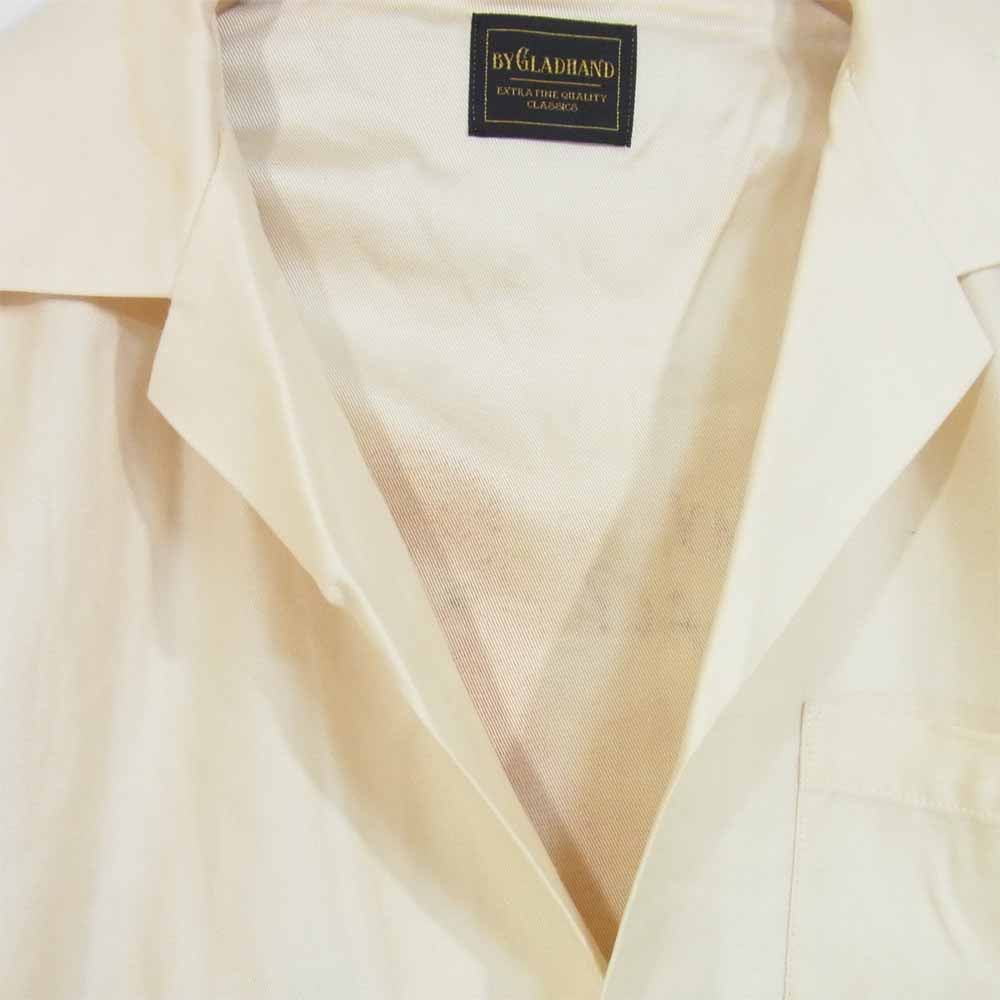 BY GLADHAND バイグラッドハンド 17SS BYGH-17-SS-08 Cavana Shirts キャバナ ロングスリーブ シャツ ベージュ系 L【中古】