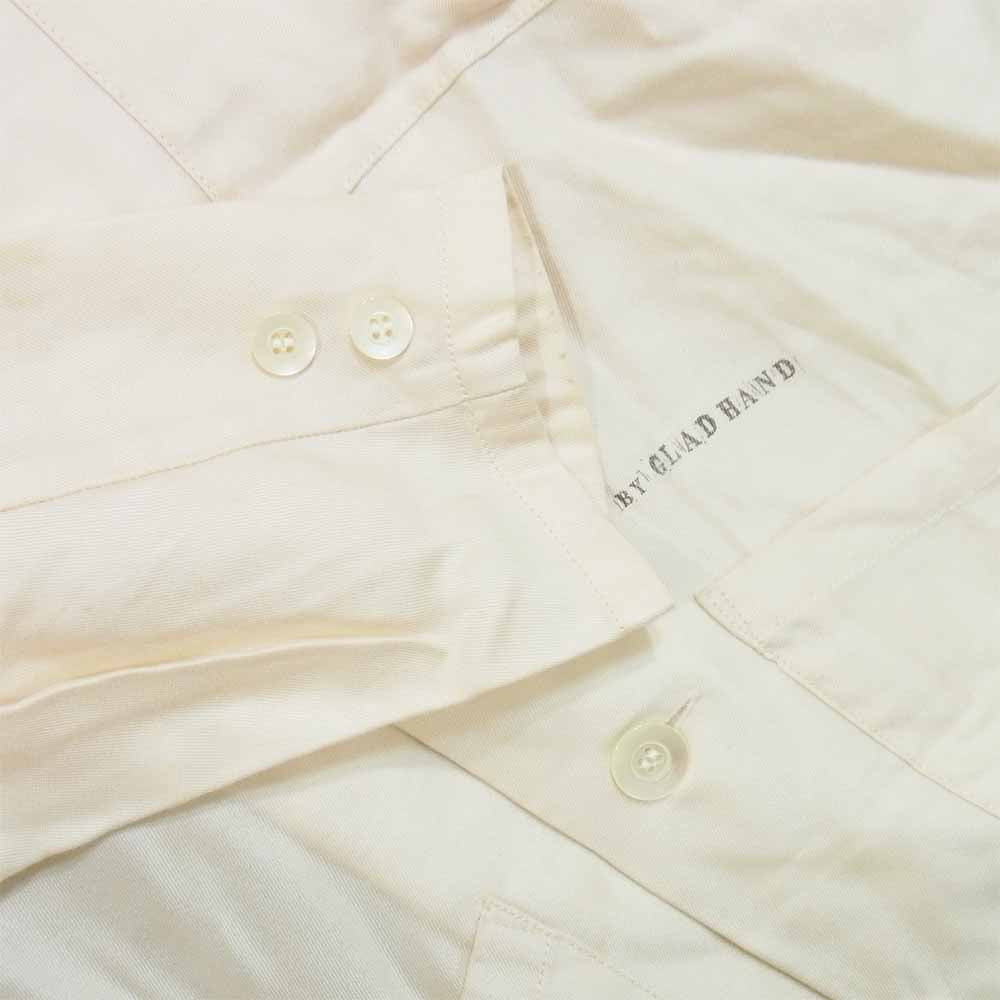 BY GLADHAND バイグラッドハンド 17SS BYGH-17-SS-08 Cavana Shirts キャバナ ロングスリーブ シャツ ベージュ系 L【中古】