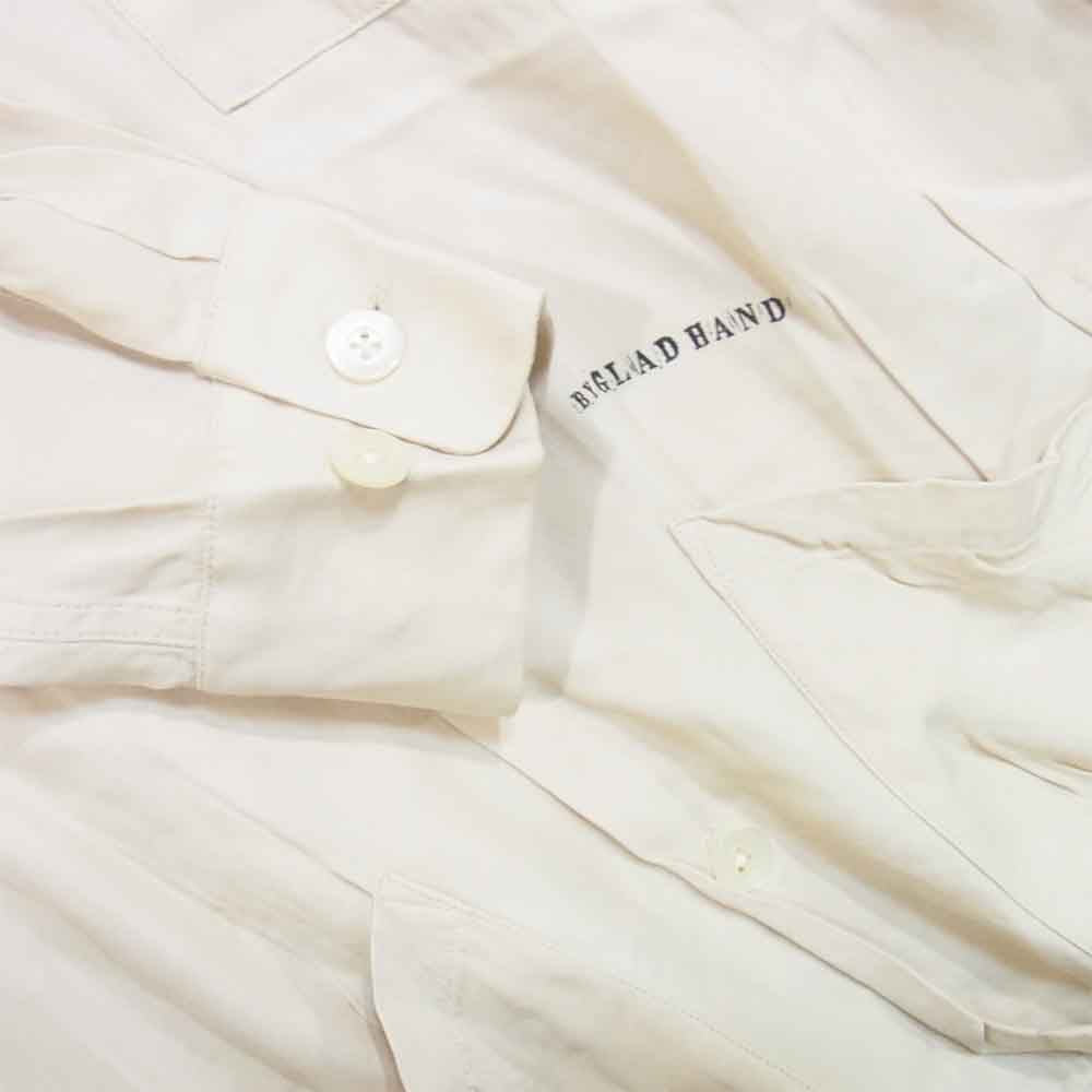 BY GLADHAND バイグラッドハンド 16SS BYGH-16-SS-07 LONG SLEEVE SHIRTS ロングスリーブ オープンカラー シャツ ベージュ系 L【中古】