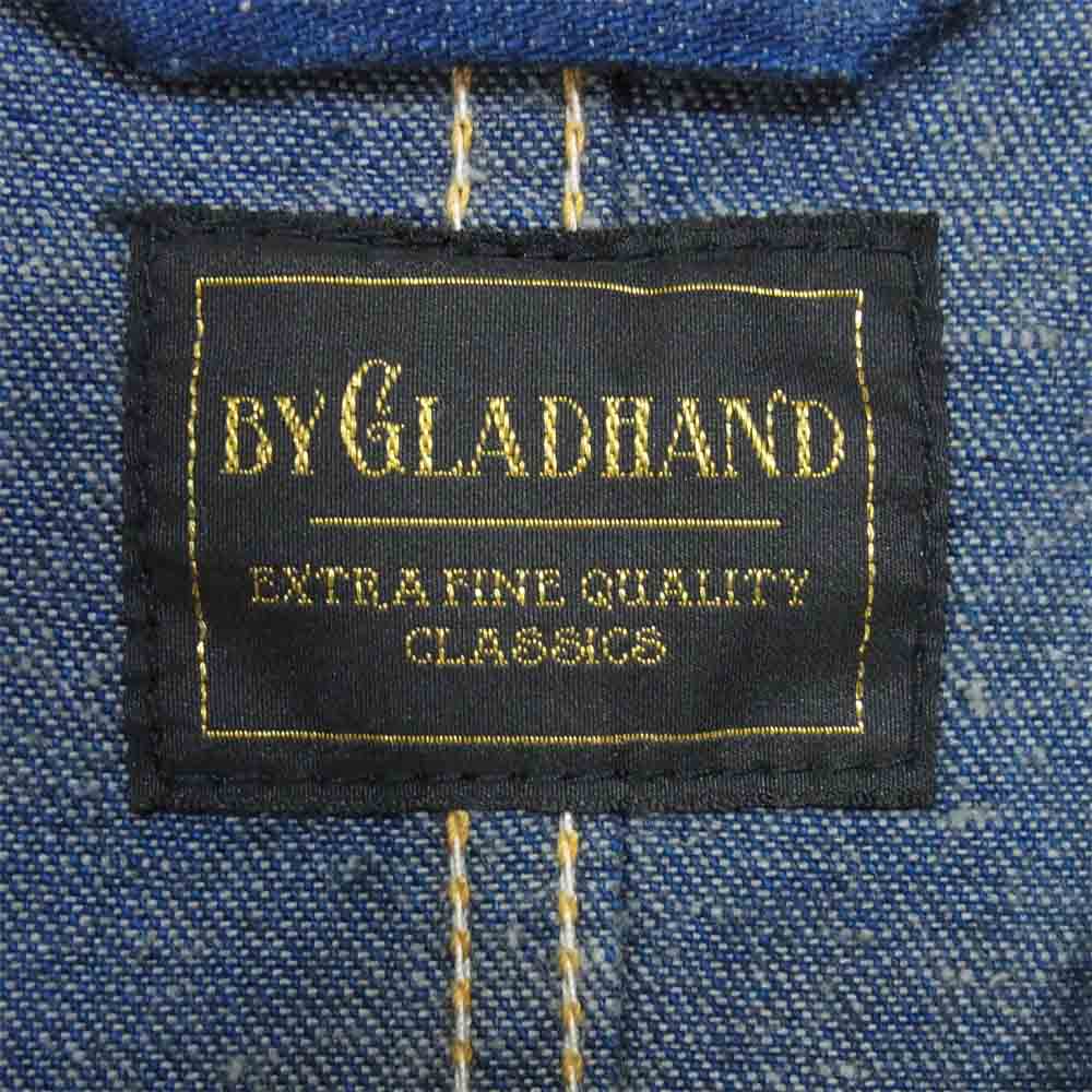 BY GLADHAND バイグラッドハンド 17AW BYGH-17-AW-15 BANI COVERALL JACKET デニム カバーオール ジャケット インディゴブルー系 L【中古】