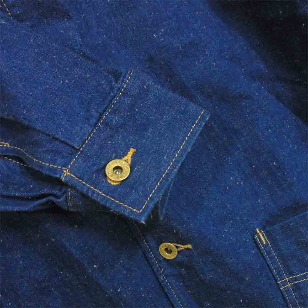 BY GLADHAND バイグラッドハンド 17AW BYGH-17-AW-15 BANI COVERALL JACKET デニム カバーオール ジャケット インディゴブルー系 L【中古】
