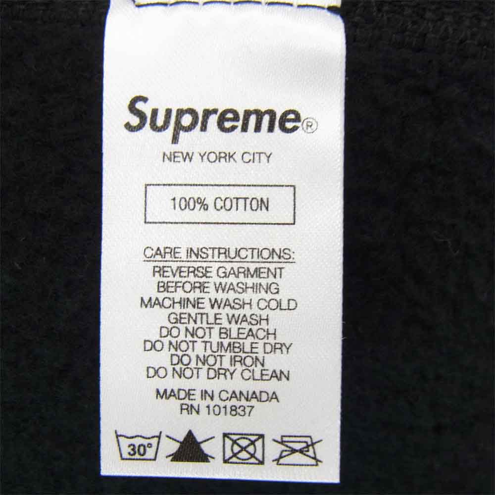 Supreme シュプリーム Swarovski S Logo Hooded Sweatshirt  スワロフスキー エス ロゴ フーディー スウェットシャツ パーカー ブラック ブラック系 XL【新古品】【未使用】【中古】
