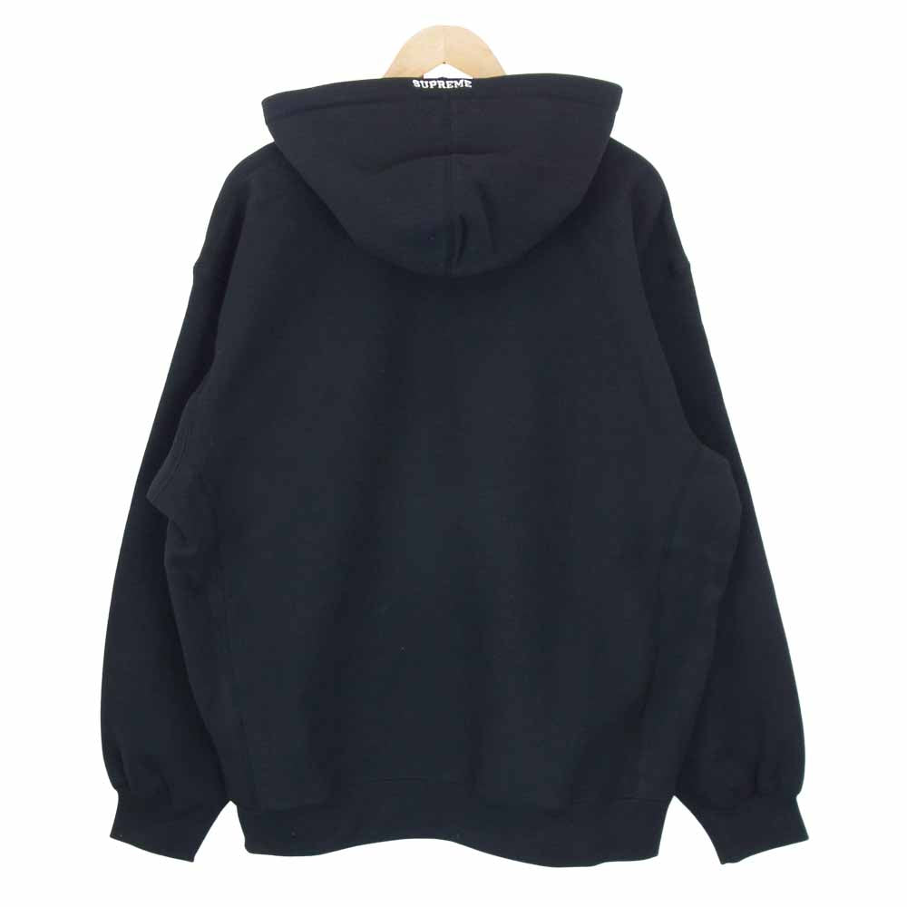 Supreme シュプリーム Swarovski S Logo Hooded Sweatshirt  スワロフスキー エス ロゴ フーディー スウェットシャツ パーカー ブラック ブラック系 XL【新古品】【未使用】【中古】