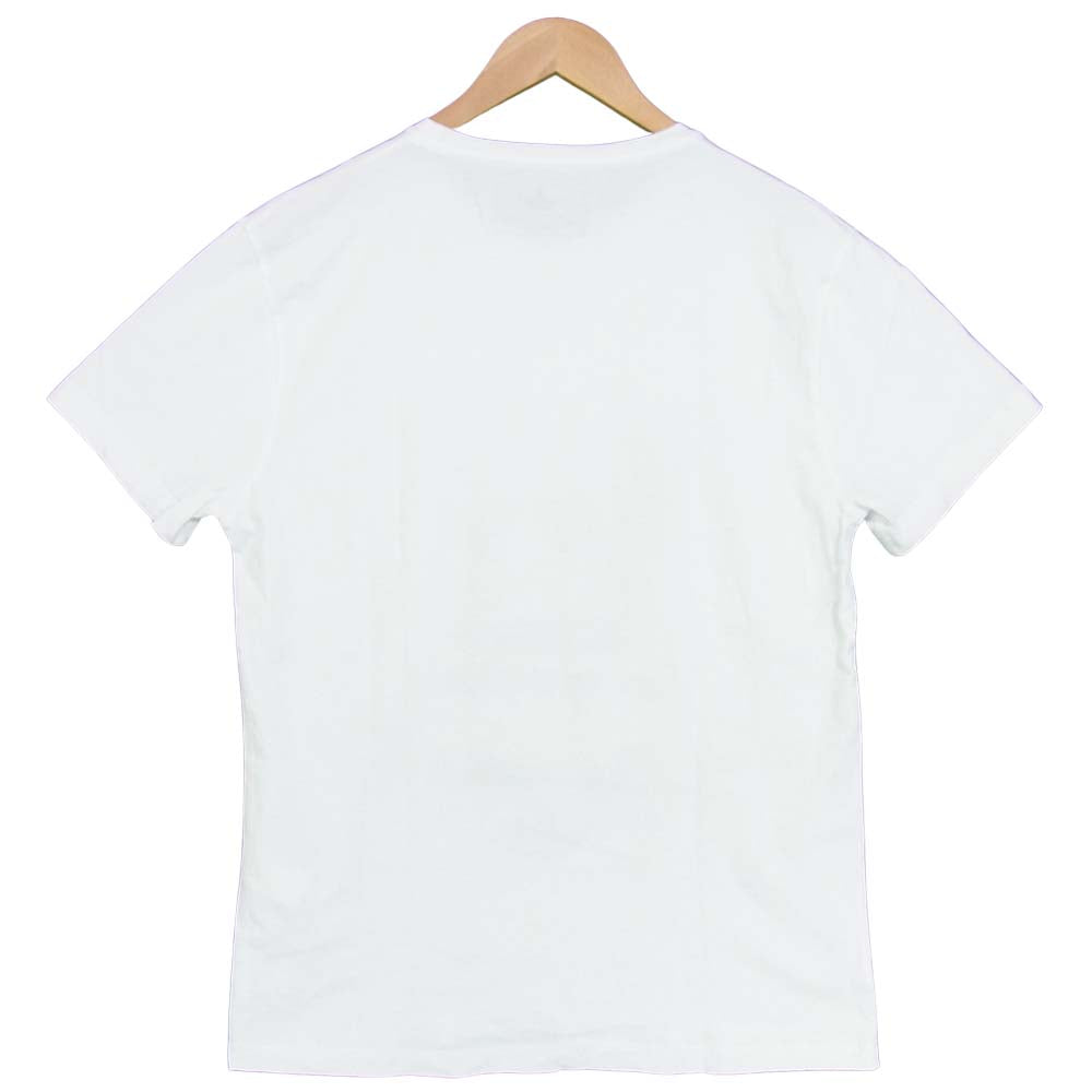 マッキアジェイ フォトプリント Tシャツ 半袖Tシャツ イタリア製 ホワイト系 L【美品】【中古】