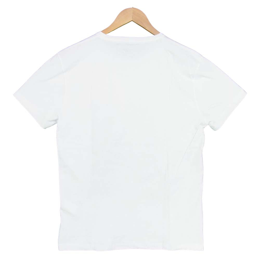 マッキアジェイ フォトプリント Tシャツ 半袖Tシャツ イタリア製 ホワイト系 L【美品】【中古】