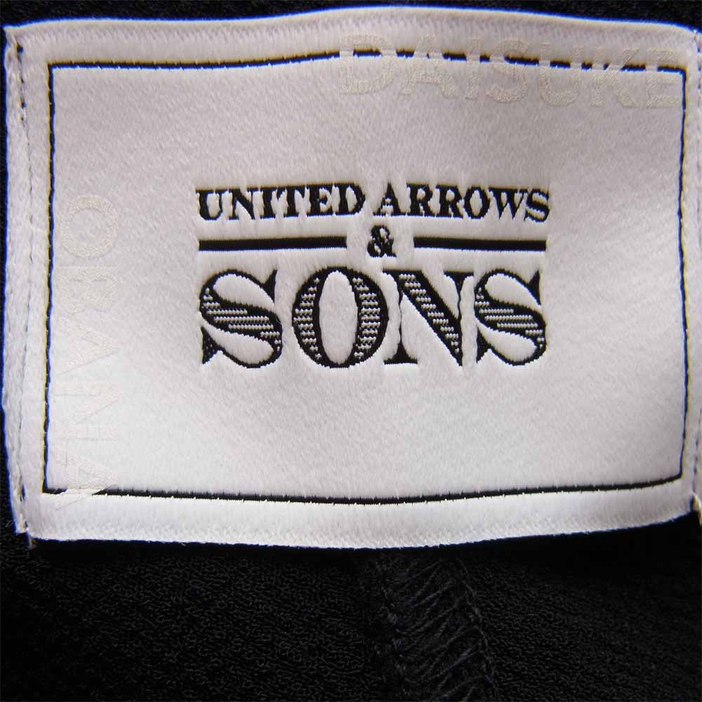 ユナイテッドアローズアンドソンズ 20SS 5514-299-0530 PE EASY PANTS イージー パンツ ブラック系 M【美品】【中古】