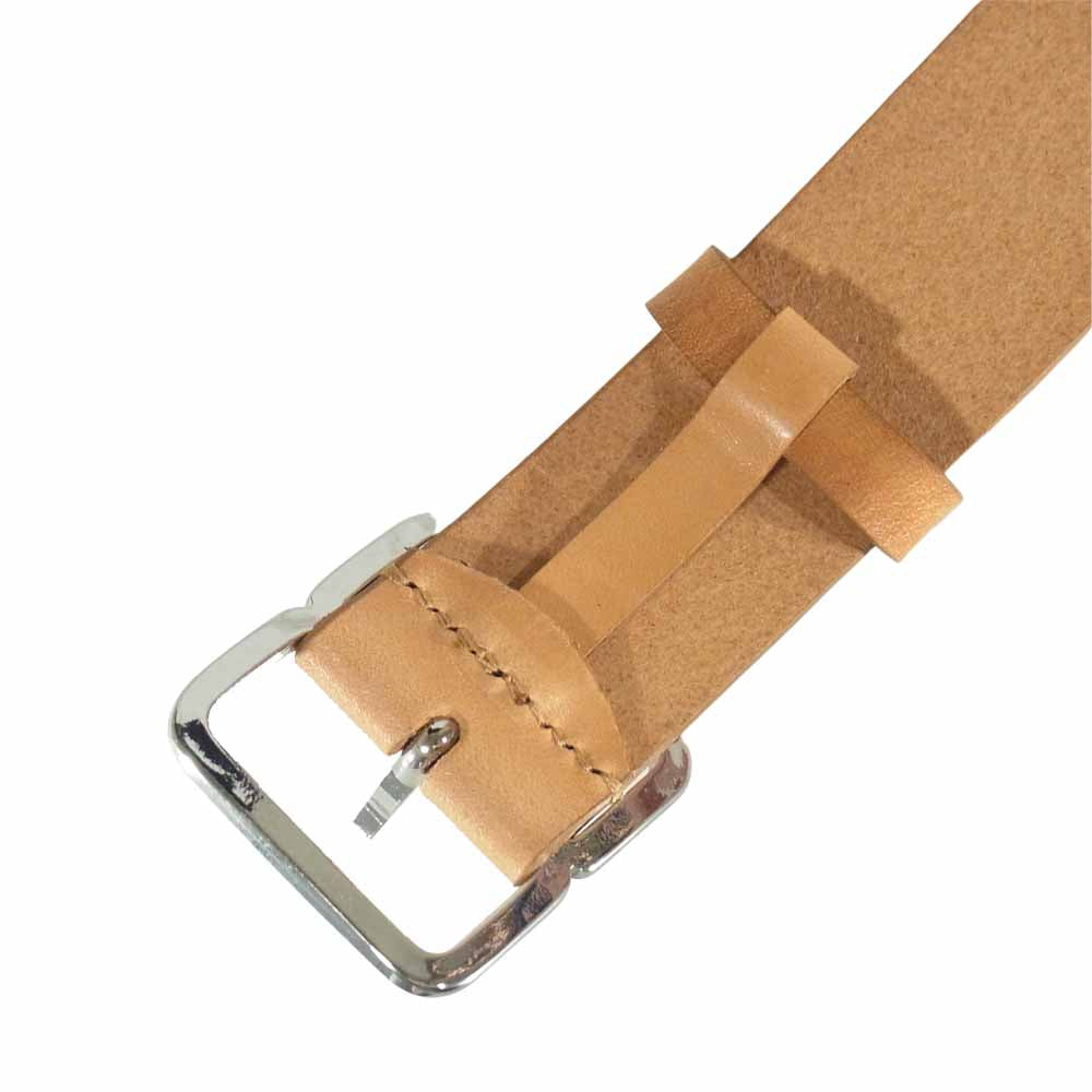DSQUARED2 ディースクエアード Leather Belt レザー ベルト イタリア製 ライトブラウン系 90【極上美品】【中古】