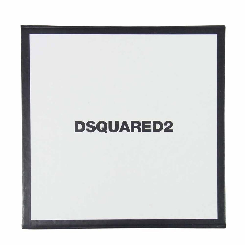 DSQUARED2 ディースクエアード Leather Belt レザー ベルト イタリア製 ライトブラウン系 90【極上美品】【中古】