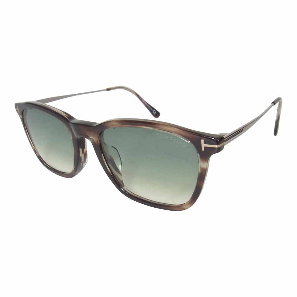 TOM FORD トムフォード TF625-F ウェリントンシェイプ サングラス ブラウン系【中古】