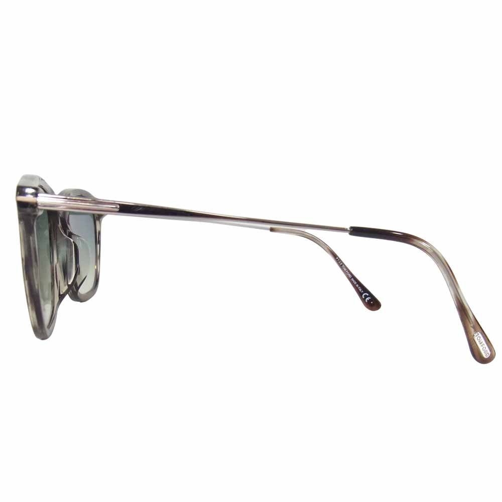 TOM FORD トムフォード TF625-F ウェリントンシェイプ サングラス ブラウン系【中古】