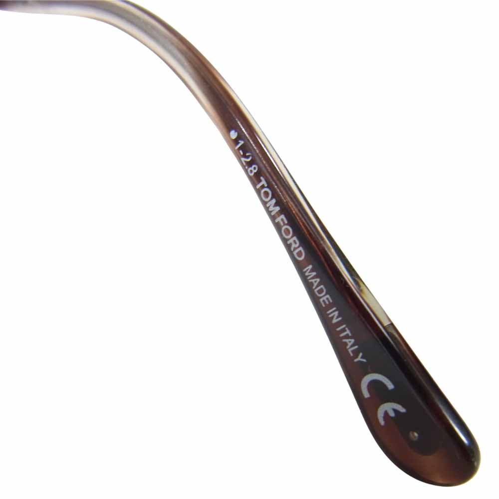TOM FORD トムフォード TF625-F ウェリントンシェイプ サングラス ブラウン系【中古】