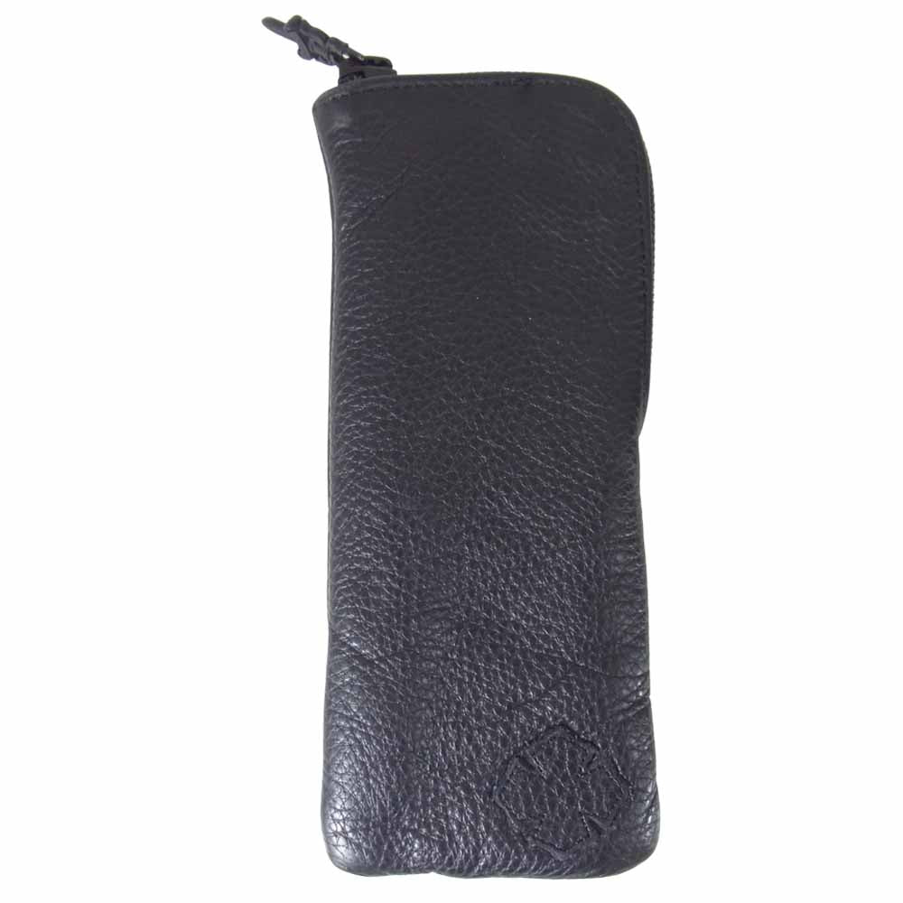 CHROME HEARTS クロムハーツ（原本無） EYEWEAR CASE 3 CHプラス レザー 眼鏡 ケース ブラック系【中古】