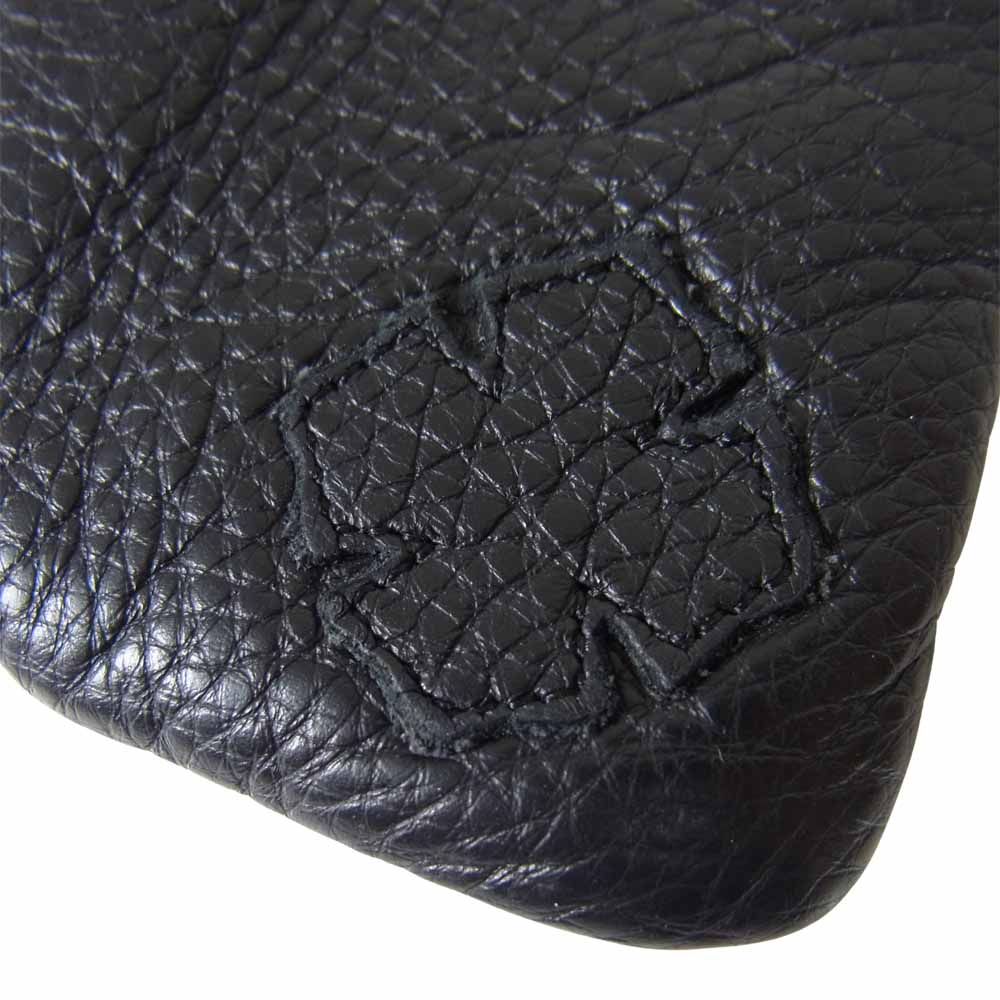 CHROME HEARTS クロムハーツ（原本無） EYEWEAR CASE 3 CHプラス レザー 眼鏡 ケース ブラック系【中古】