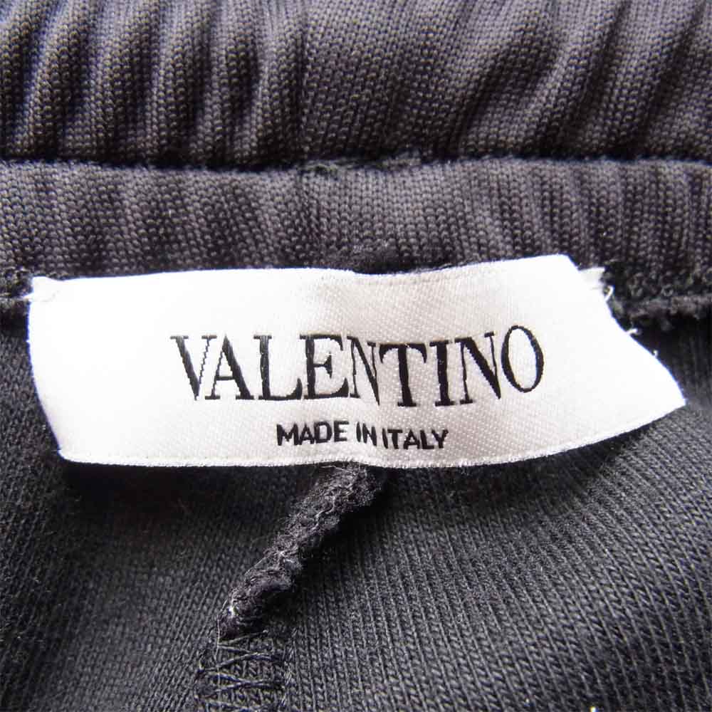 VALENTINO ヴァレンティノ RV3MD00J4TC サイドライン ロゴ トラックパンツ ブラック系 M【中古】