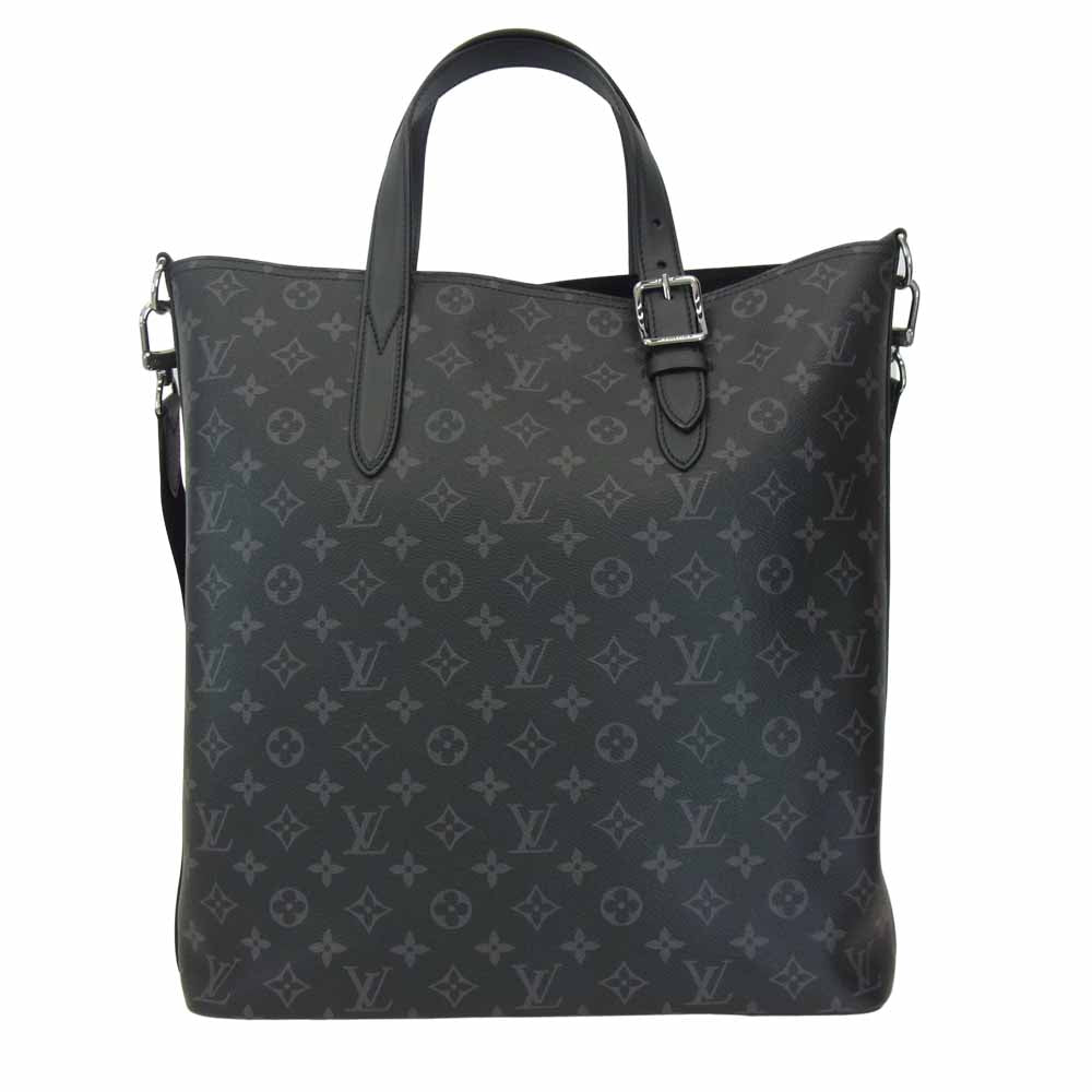 LOUIS VUITTON ルイ・ヴィトン M43421 モノグラム エクリプス アポロ トート バッグ ブラック系【美品】【中古】