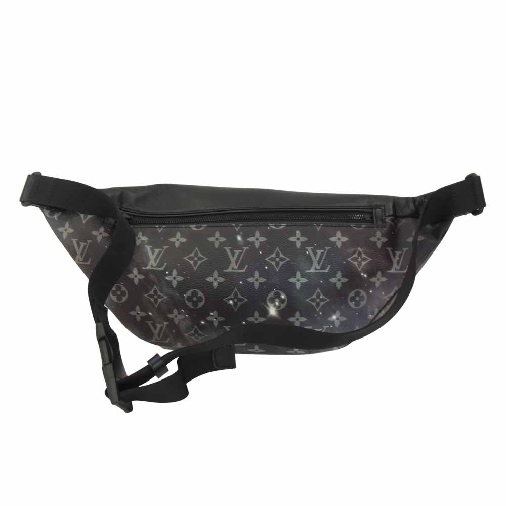 LOUIS VUITTON ルイ・ヴィトン 19SS M44444 モノグラム ギャラクシー ディスカバリー バムバッグ ブラック系 ホワイト系【極上美品】【中古】