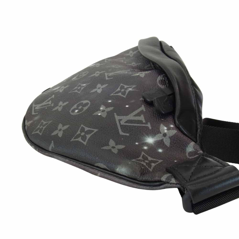 LOUIS VUITTON ルイ・ヴィトン 19SS M44444 モノグラム ギャラクシー ディスカバリー バムバッグ ブラック系 ホワイト系【極上美品】【中古】