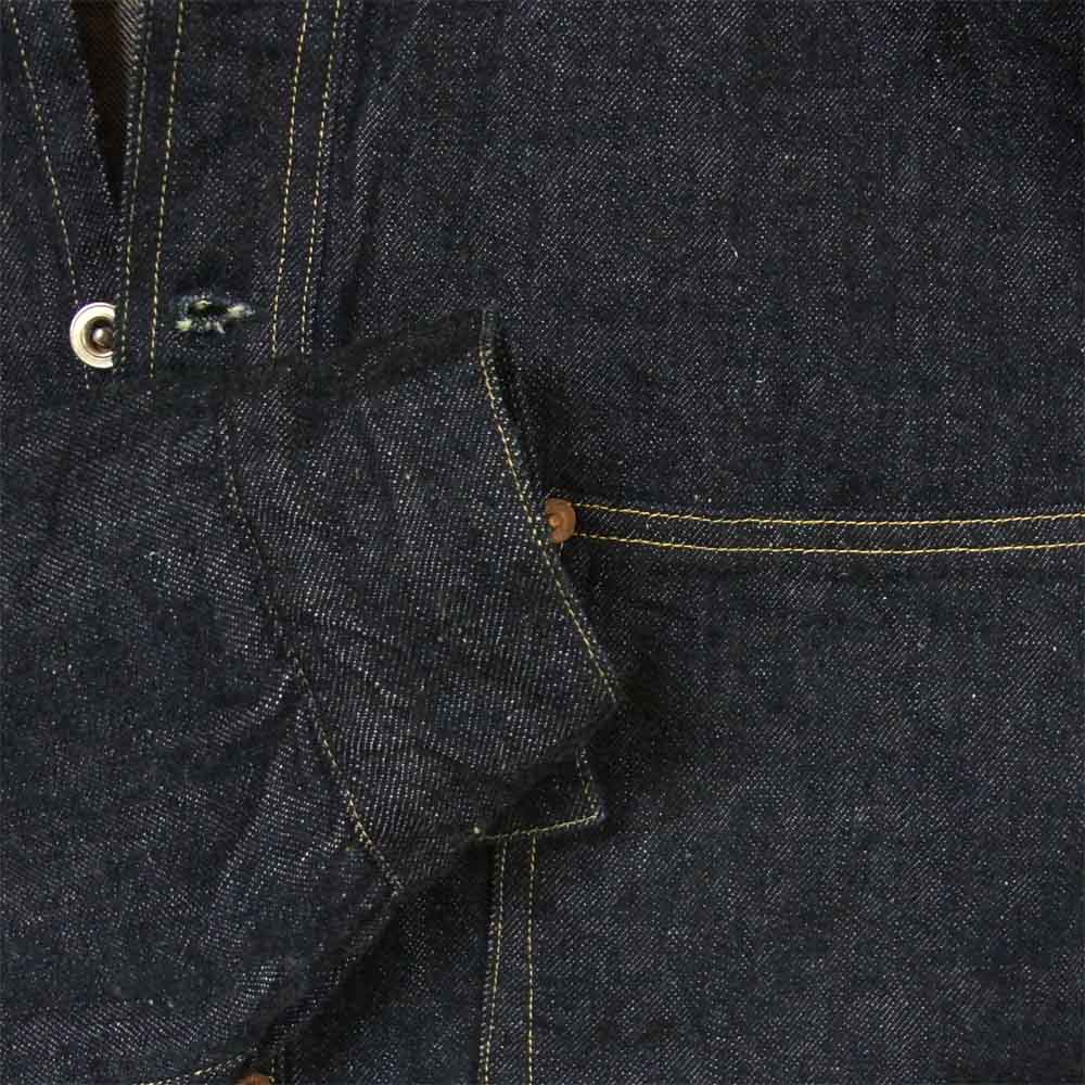 WAREHOUSE ウエアハウス CLOSED FRONT JUMPER 1890 model クローズドフロント ジャンパー プルオーバー インディゴブルー系 40【中古】