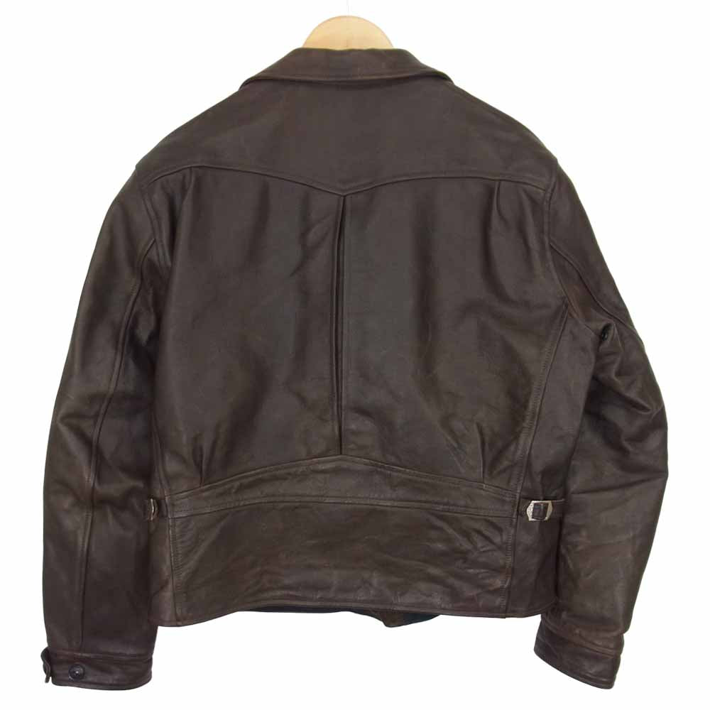 ジョーマッコイ 30s SPORTS JACKET COOPER ホースハイド スポーツ ジャケット クーパー ライダース ブラウン系 42【中古】