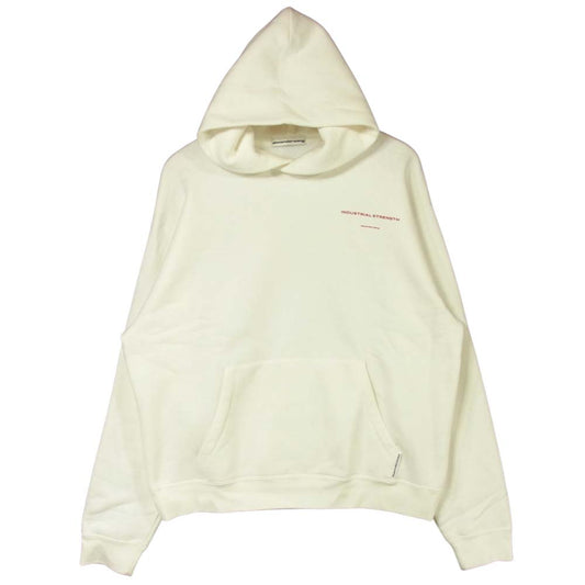 Alexander Wang アレキサンダーワン UCC2201023 HOODED SWEATSHIRT WITH SAW BLADE PRINT フーデッド スウェット パーカー ホワイト系 M【新古品】【未使用】【中古】