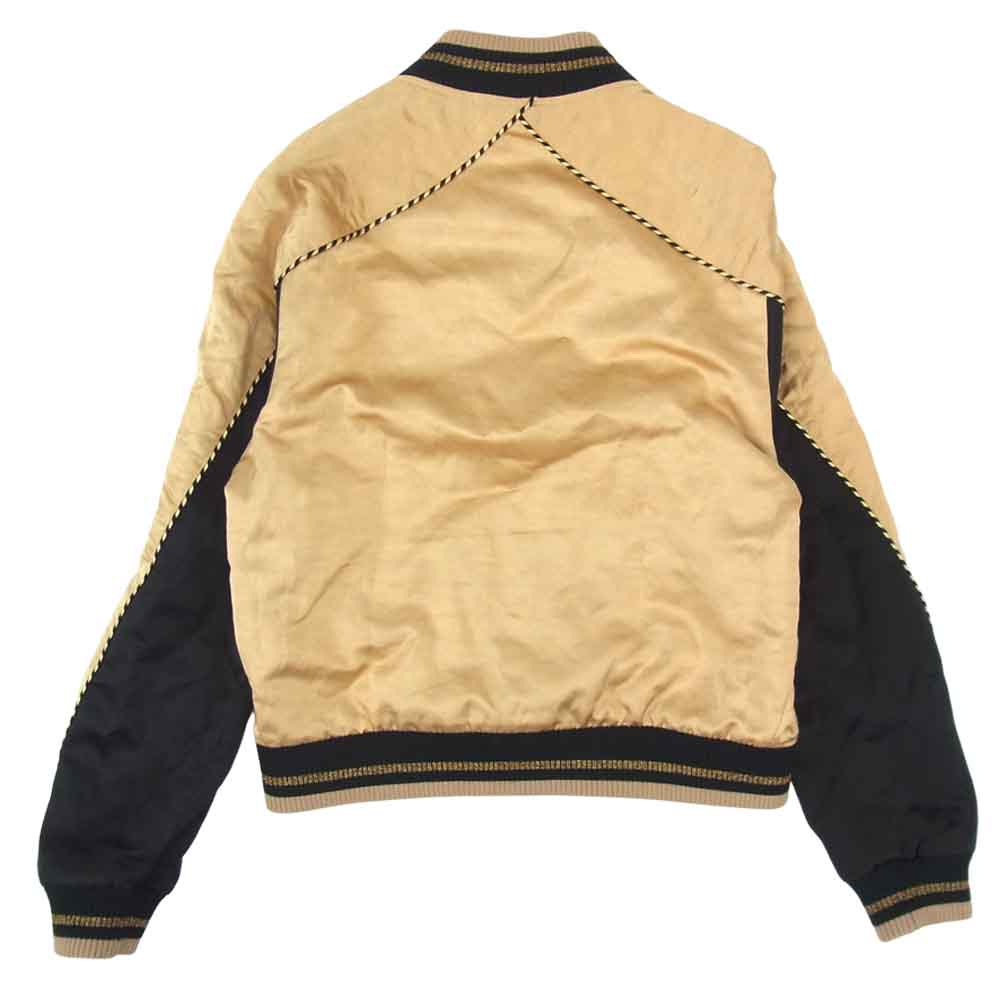 SAINT LAURENT サンローラン 21SS 国内正規品 Teddy テディ ボンバー ジャケット ゴールド系 44【極上美品】【中古】