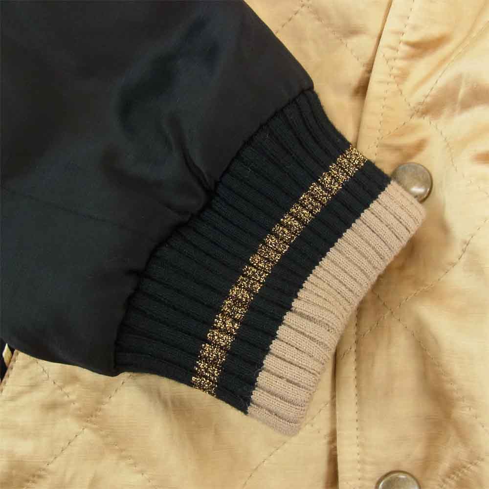 SAINT LAURENT サンローラン 21SS 国内正規品 Teddy テディ ボンバー ジャケット ゴールド系 44【極上美品】【中古】