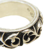 CHROME HEARTS クロムハーツ（原本無） ETRNITY VINE BAND エタニティ ヴァイン バンド リング シルバー系【中古】
