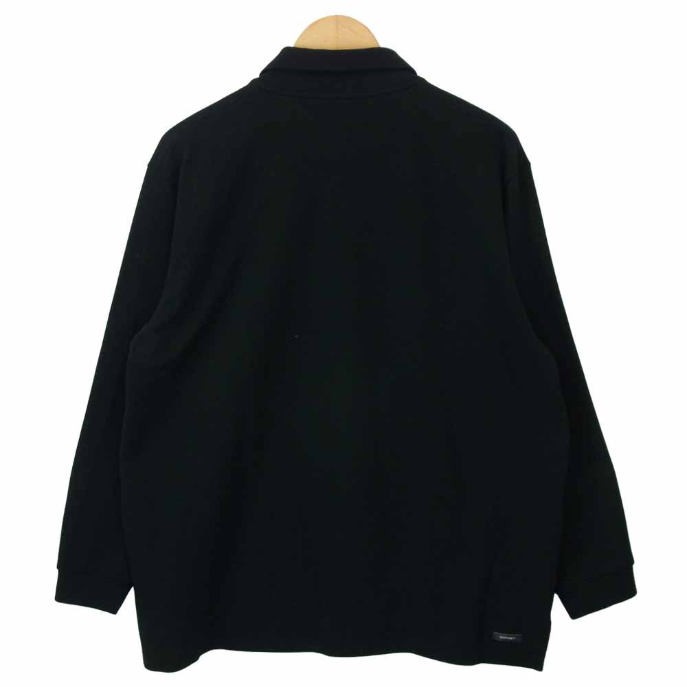 SOPHNET. ソフネット 21SS SOPH-210053 L/S WIDE POLO ロングスリーブ ワイド ポロシャツ ブラック系 S【新古品】【未使用】【中古】