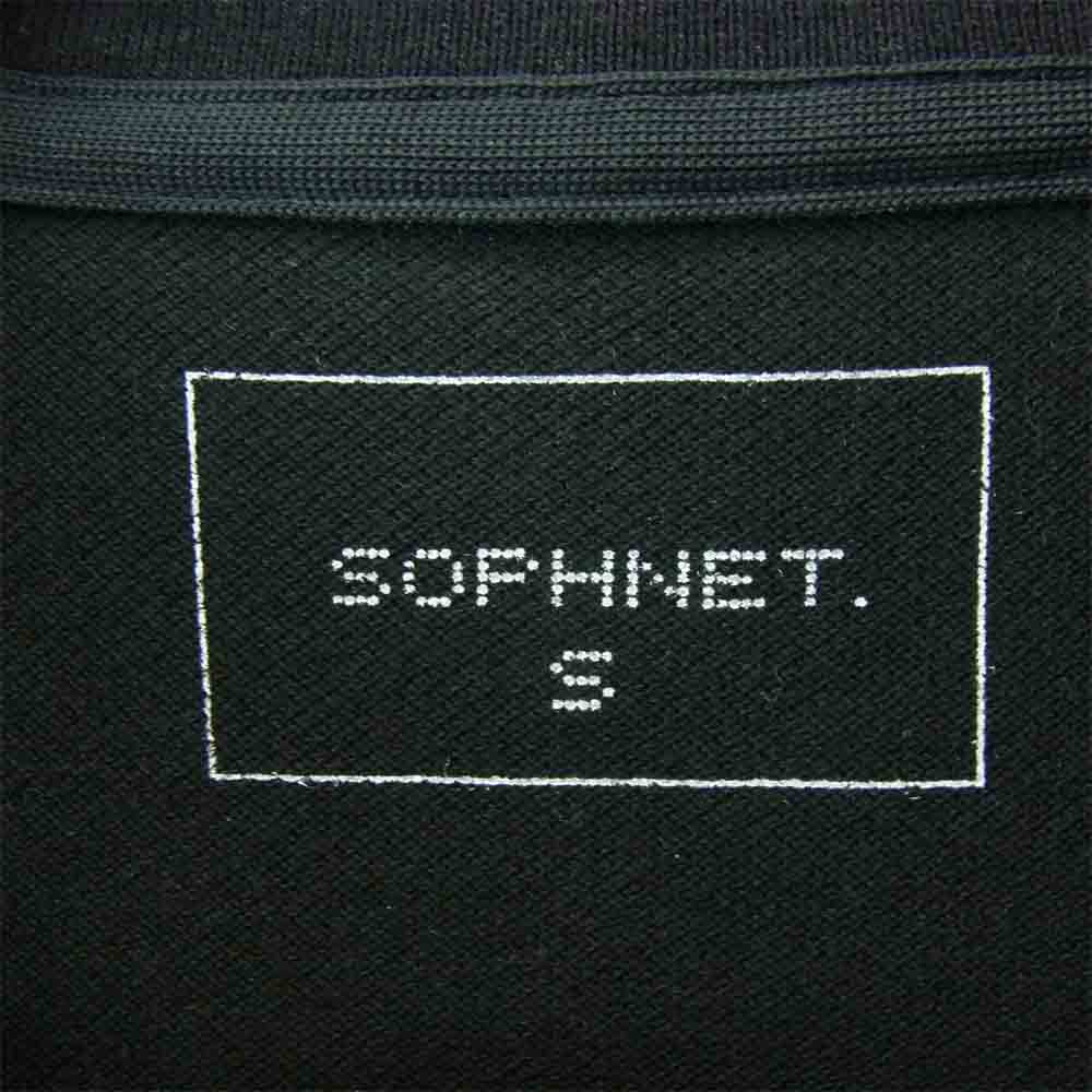 SOPHNET. ソフネット 21SS SOPH-210053 L/S WIDE POLO ロングスリーブ ワイド ポロシャツ ブラック系 S【新古品】【未使用】【中古】