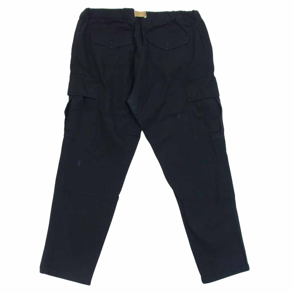 ホワイトサンド ダメージ加工 クライミング カーゴ パンツ ブラック系 50【美品】【中古】