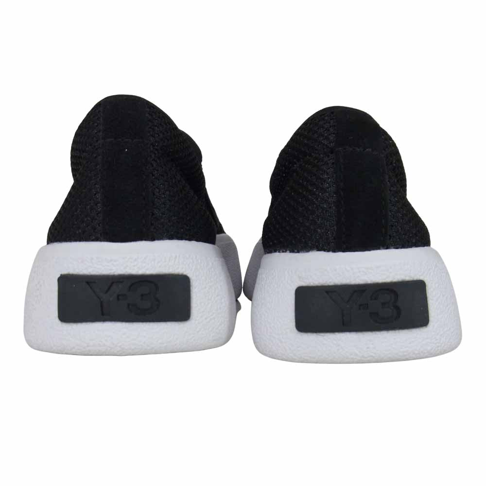 Yohji Yamamoto ヨウジヤマモト EH1521 Y-3 TANGUTSU タングツ スリッポン スニーカー ブラック系 25cm【美品】【中古】