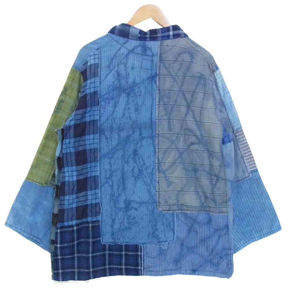 PORTER CLASSIC ポータークラシック H/W NEL MEN'S JACKET INDIGO. ハンドワークネルメンズジャケット ブルー系 3【美品】【中古】