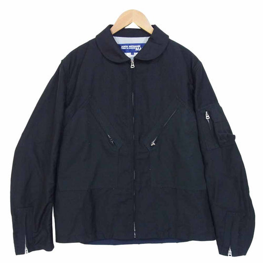JUNYA WATANABE COMME des GARCONS MAN ジュンヤワタナベコムデギャルソンマン AD2020 WG-J021 Max's Sandwich Book ウールラミートロ ダークネイビー系 L【美品】【中古】