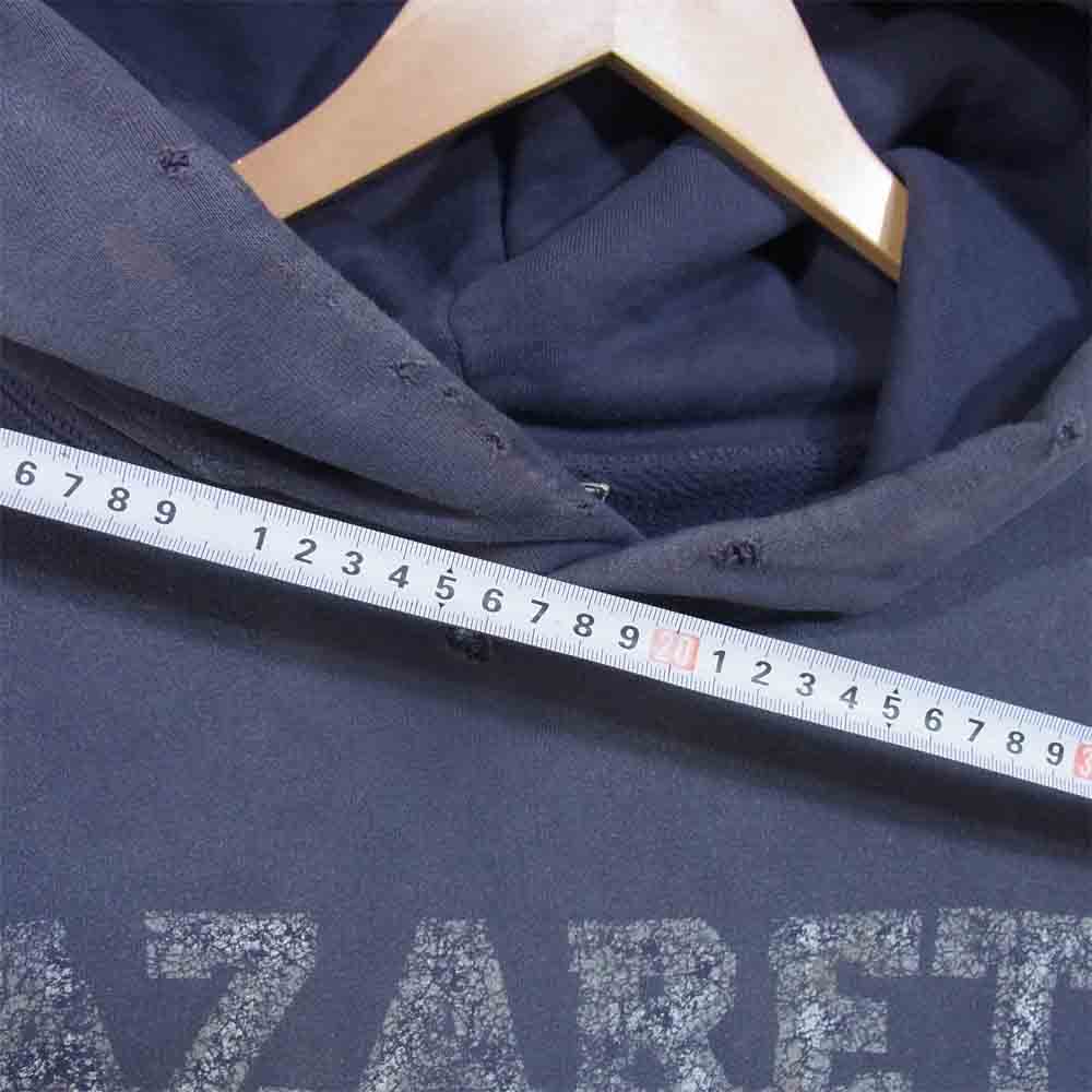 セント マイケル 20AW SM-A20-0000-018 SM18 HOODIE フーディー ヴィンテージ加工 パーカー 青紫灰系 XL【美品】【中古】