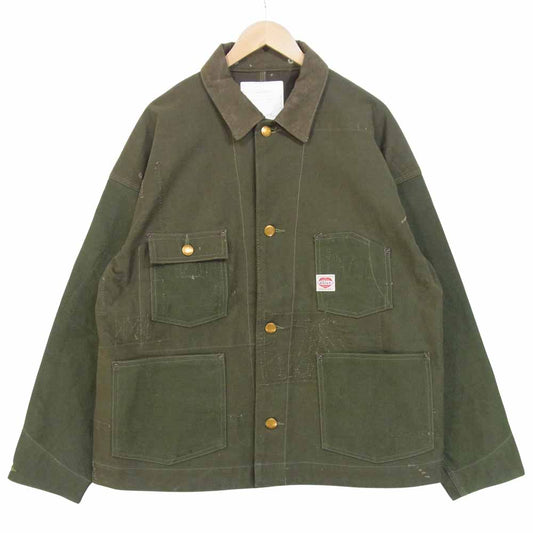 レディメイド BURN COAT バーン コート カバーオール 日本製 カーキ系 3【美品】【中古】