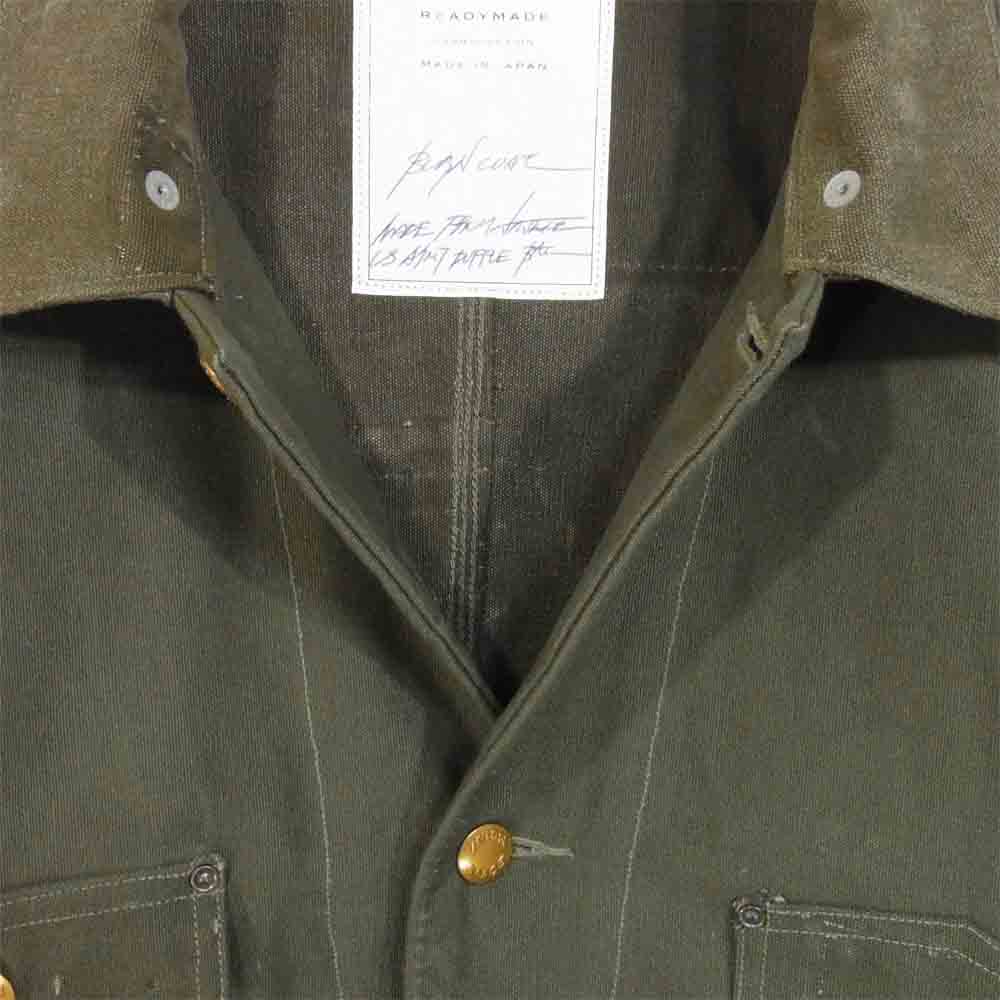 レディメイド BURN COAT バーン コート カバーオール 日本製 カーキ系 3【美品】【中古】