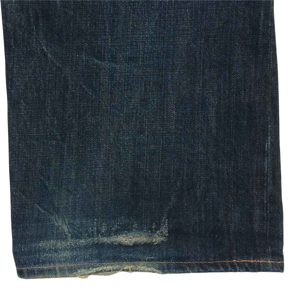 The REAL McCOY'S ザリアルマッコイズ JOE McCOY ジョー マッコイ LOT900S バックシンチ ディアスキンラベル 14.50Z デニムパンツ インディゴブルー系 W34 L36【中古】