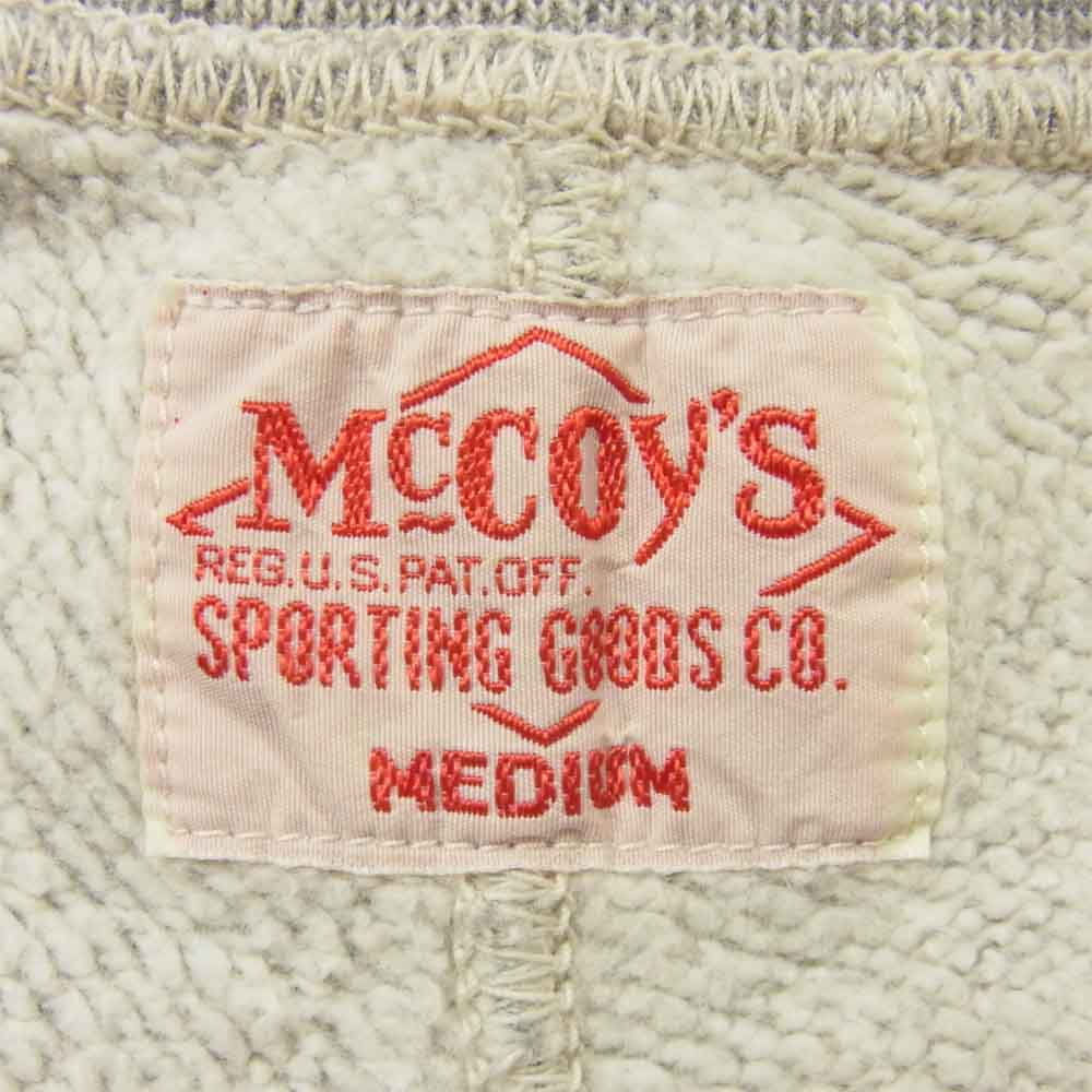 The REAL McCOY'S ザリアルマッコイズ SPORTING GOODS CO スウェット パンツ グレー系 M【中古】