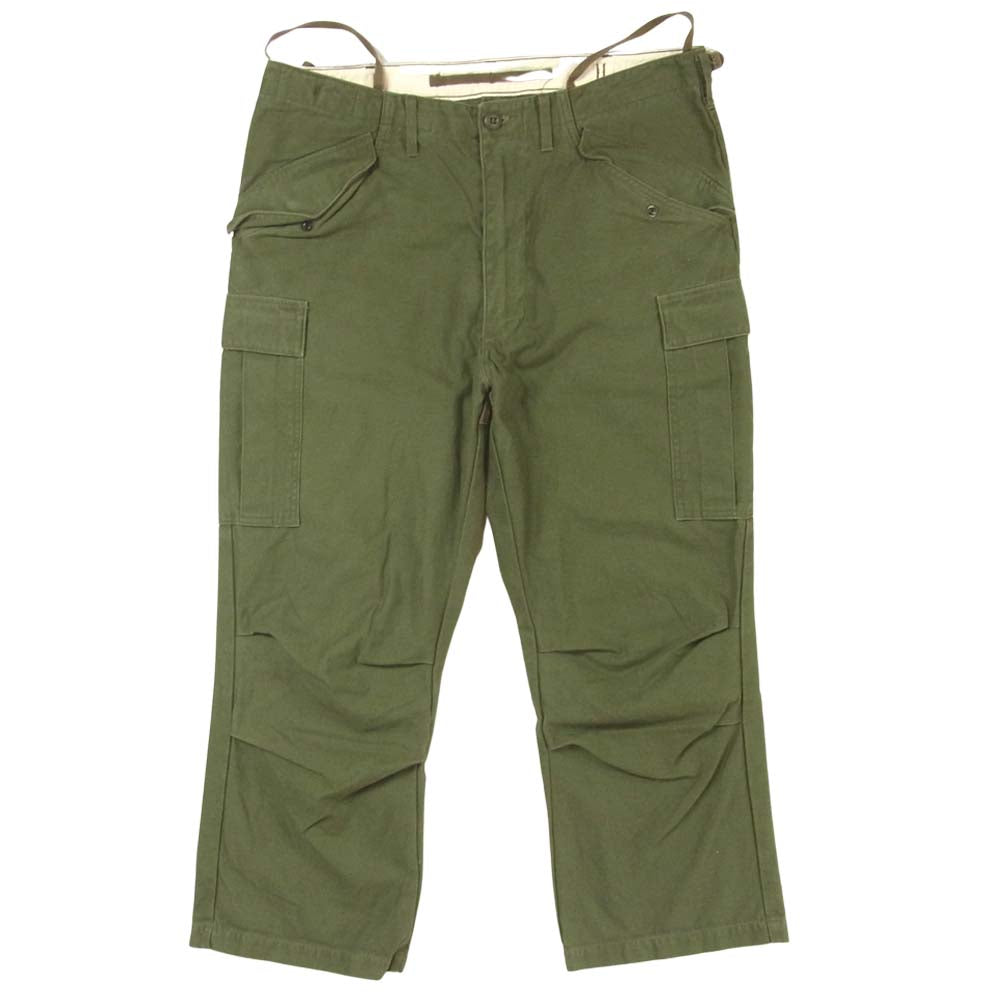 The REAL McCOY'S ザリアルマッコイズ M-65 FIELD PANTS カーゴパンツ 日本製 カーキ系 L【中古】