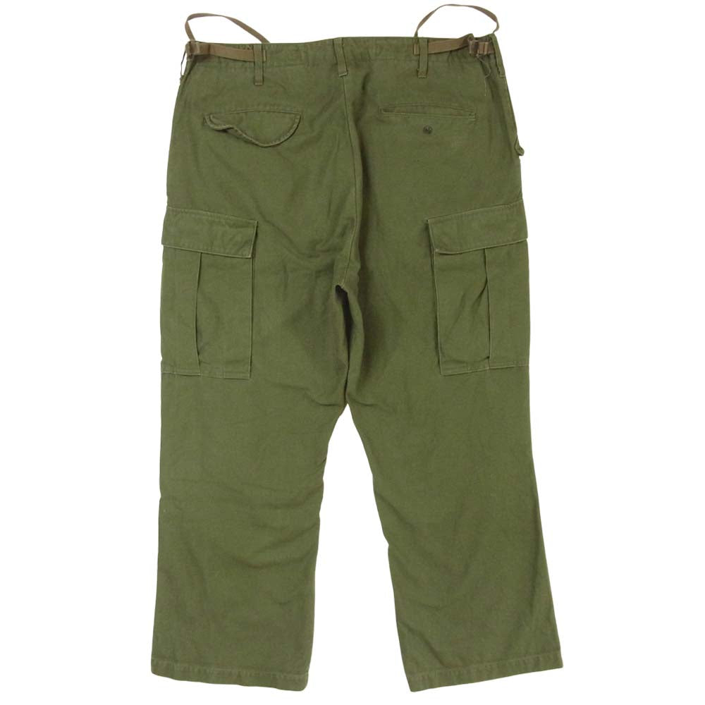 The REAL McCOY'S ザリアルマッコイズ M-65 FIELD PANTS カーゴパンツ 日本製 カーキ系 L【中古】