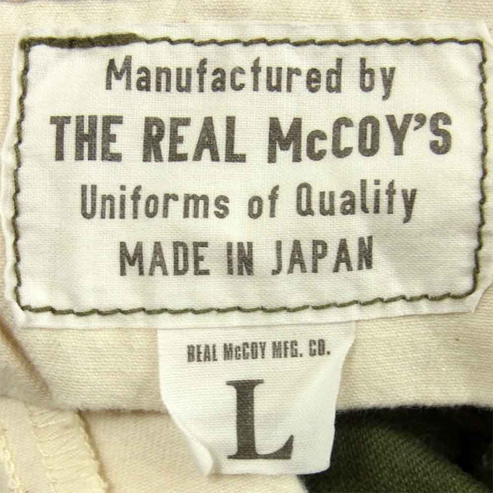 The REAL McCOY'S ザリアルマッコイズ M-65 FIELD PANTS カーゴパンツ 日本製 カーキ系 L【中古】