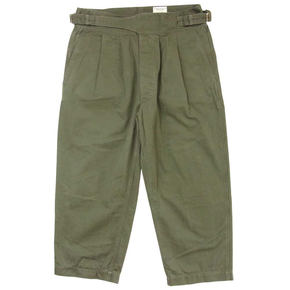 The REAL McCOY'S ザリアルマッコイズ GORKHA TROUSERS グルカ トラウザーズ ミリタリー パンツ グレイッシュカーキ系 4【中古】