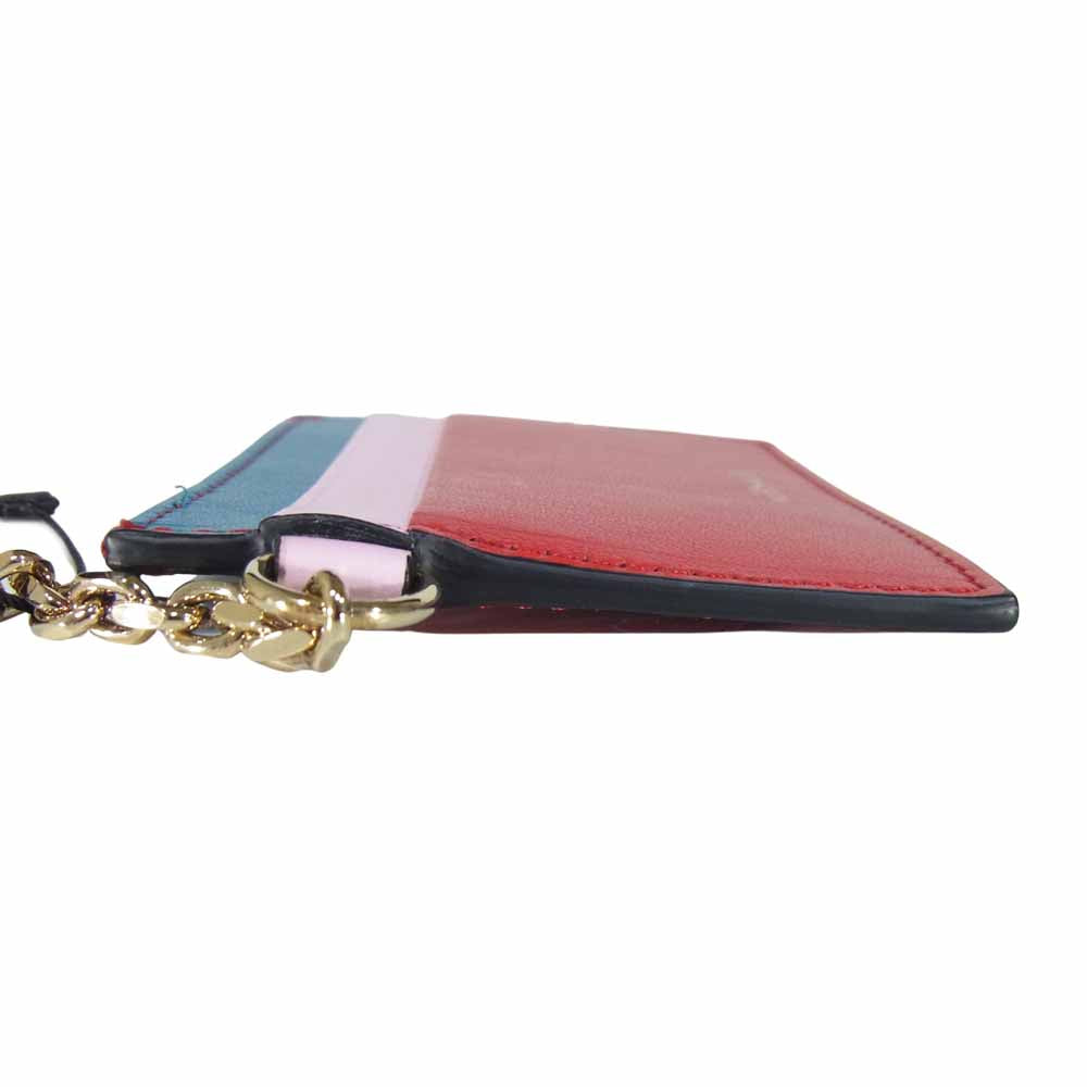 VERSACE ヴェルサーチ CARD CASE VITELLO カードケース ヴィッテロ マルチカラー系【極上美品】【中古】