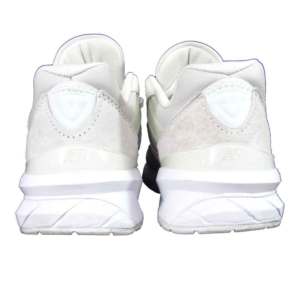 JUNYA WATANABE COMME des GARCONS ジュンヤワタナベコムデギャルソン 19AW M990JW5 × New Balance ニューバランス USA製 Pig Suede スニーカー ホワイト系 26cm【中古】