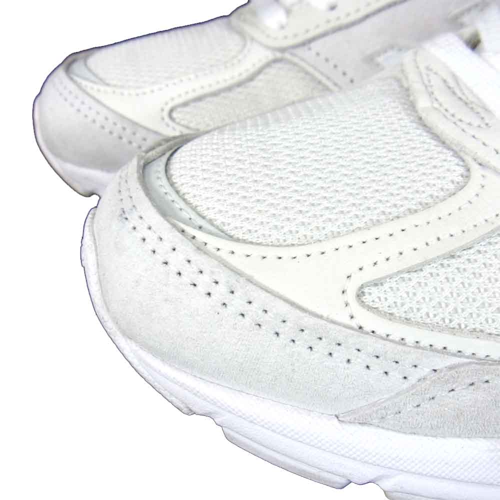 JUNYA WATANABE COMME des GARCONS ジュンヤワタナベコムデギャルソン 19AW M990JW5 × New Balance ニューバランス USA製 Pig Suede スニーカー ホワイト系 26cm【中古】