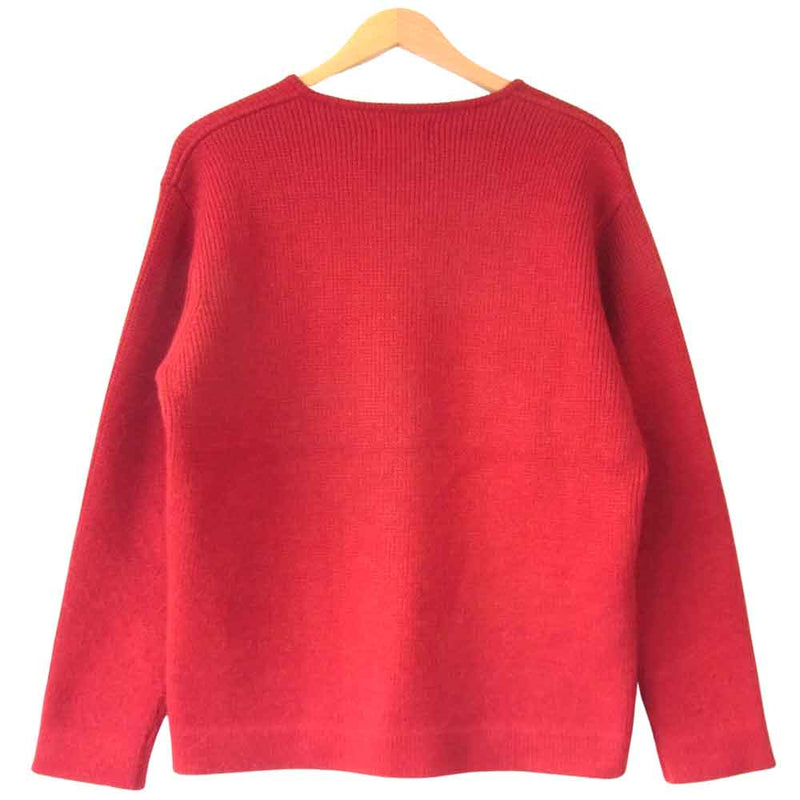 TENDERLOIN テンダーロイン T-SWEATER V Vネックニット レッド系 L【中古】