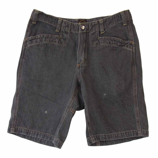TENDERLOIN テンダーロイン DENIM SHORTS WASH ウォッシュ デニム ショーツ ブラック系 S【中古】