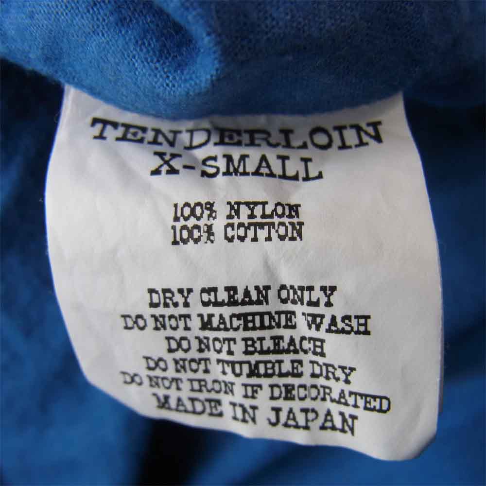 TENDERLOIN テンダーロイン T-NYLON COACH JKT ナイロン コーチ ジャケット ブルー系 XS【中古】