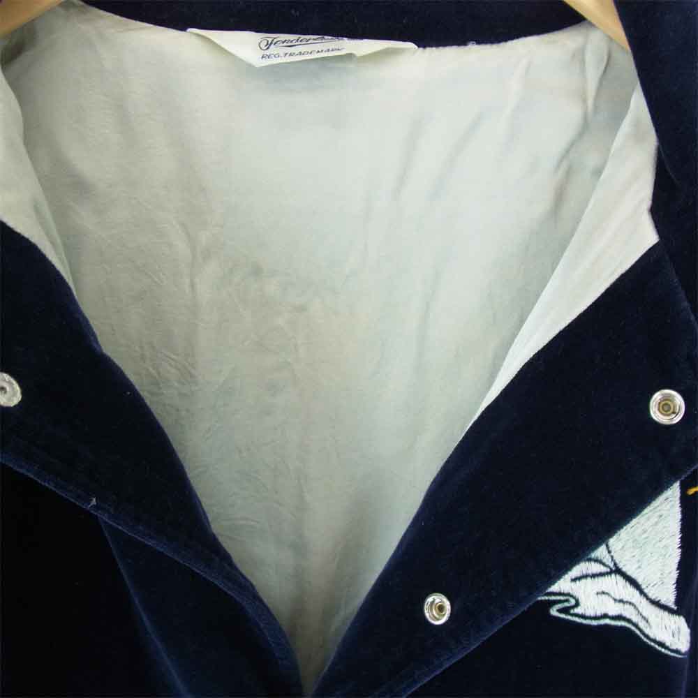 TENDERLOIN テンダーロイン 13AW T-SOUVENIR JKT アラスカ スーベニア ベロア ジャケット ネイビー系 XS【中古】